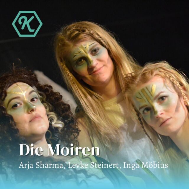 Die drei Schicksalsgöttinnen, gespielt von Arja Sharma, Levke Steinert und Inga Möbius führen euch heute Abend mit Musik durch den Abend🎭🎶

Das dürft ihr auf keinen Fall verpassen! Um 19.30 Uhr geht es los💃

SEHT MICH AN
26./29.04.//03./08./09./10./13.05.22
19.30 Uhr 

Audimax Uni Hamburg, Von-Melle-Park 4

#theater #musik #theaterhamburg #unitheater #moiren #schicksal #kulturhamburg